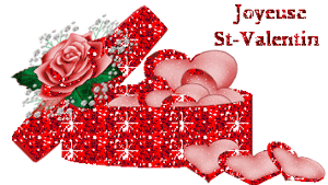 Gif animé joyeuse Saint Valentin cadeau